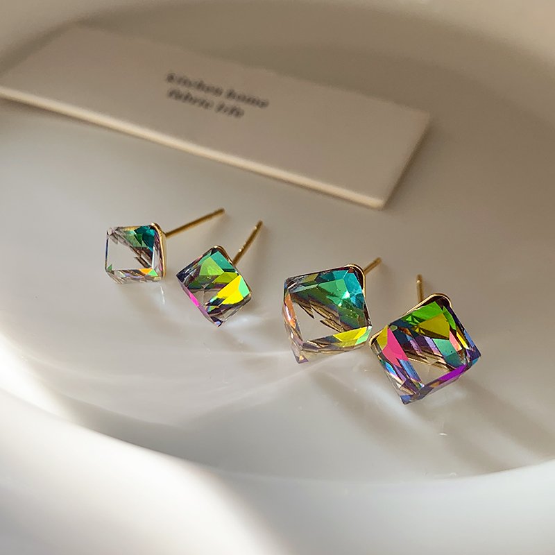 Crystal Sugar Aurora Earrings for Women: Luxurious, Compact, and Exquisite—2025's Trendy and Elegant Style
