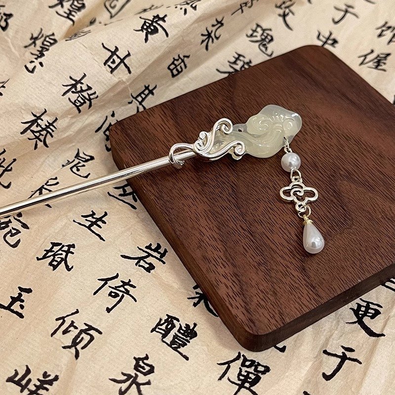 Ma Mian Skirt Hairpin Headwear Ancient Style Panhair Hairpin New Chinese Style Hairpin Step Swinging Hairpin Accessories for Women's High end Feeling