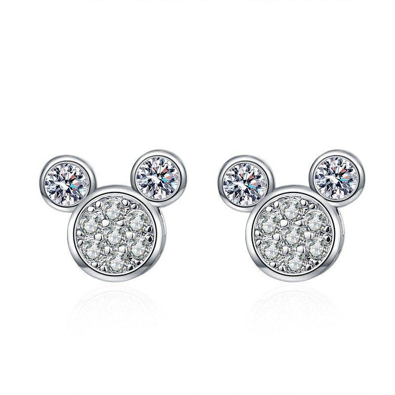 Mickey Mouse Head Earrings for Women - Cute and Creative Anti-Allergy Design
