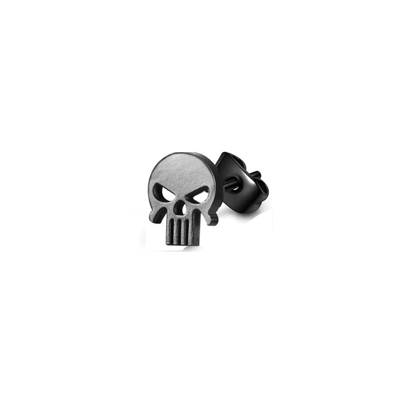 European and American minimalist men's and women's titanium steel punk earrings, fashionable hip-hop cross earrings, finger earrings, piercing accessories