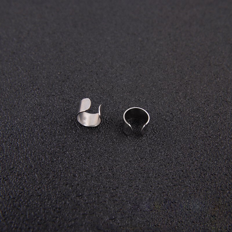 Source Manufacturer Love Ear Clip Female Ins Peach Heart Ear Bone Clip Cochlear Clip Double Layer Cross Titanium Steel Earrings No Ear Holes